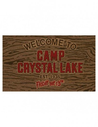 Felpudo Welcome to Camp Crystal Lake...