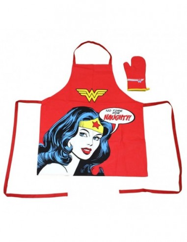 Set delantal y guante Wonder Woman DC...