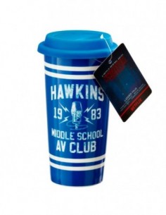 Taza viaje Hawkins AV Club...