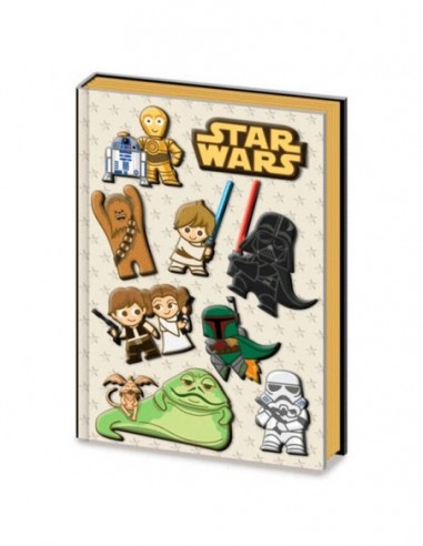 Cuaderno A5 Premium Kawaii Star Wars
