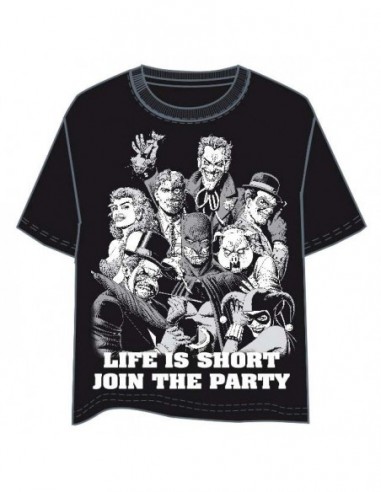 Camiseta Party Batman DC Comics adulto