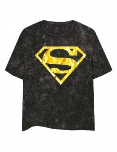 Camiseta Logo Superman Gold...