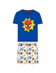 Pijama Spiderman Marvel azul