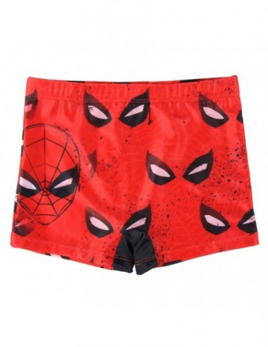 Bañador boxer Spiderman Marvel rojo