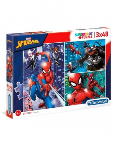 Puzzle Maxi Spiderman Marvel 3x48pzs