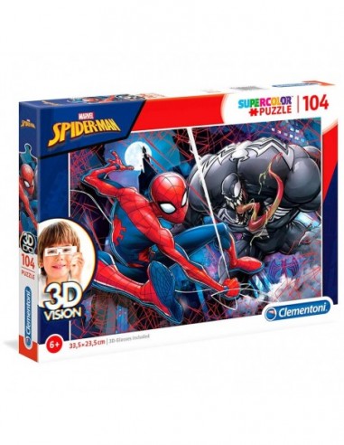 Puzzle 3D Vision Spiderman Marvel 104pzs