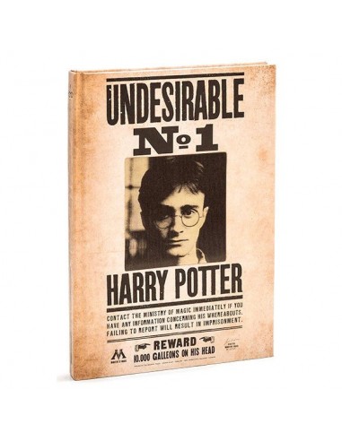 Cuaderno lenticular 3D Harry Potter