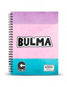 Cuaderno A4 Bulma Dragon Ball