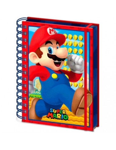 Cuaderno lenticular A5 Super Mario...