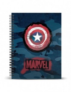 Cuaderno A4 Capitan America...