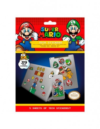 Set 29 vinilos Super Mario Bros Nintendo