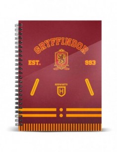 Cuaderno A4 Gryffindor...