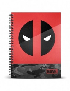 Cuaderno A4 Deadpool Marvel