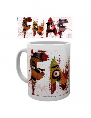 Taza Five Nights at Freddys Letters