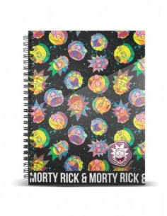 Cuaderno A5 Rick and Morty