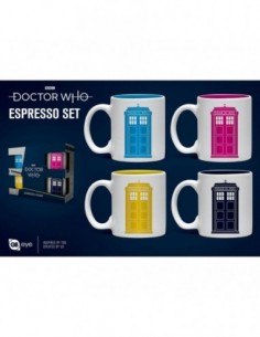 Set taza espresso Doctor Who