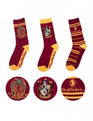 Pack 3 calcetines Gryffindor Harry...