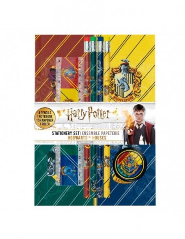 Set papeleria Hogwarts Houses Harry...